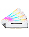 Corsair DDR4 32 GB 3000-CL15 - Quad-Kit - Vengeance RGB PRO White - nr 1