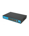 EXTRALINK VIRTUS v2 16-port FastEthernet Unmanaged 150W PoE Switch, 1xSFP, 2xGbE - nr 4