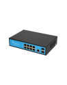 EXTRALINK VICTOR 8-port GbE Managed PoE Switch (8x Gig LAN, 2x SFP) PoE 48V 150W - nr 5