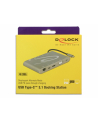 Delock replikator portów USB Typ-C ->MIC,Audio,HDMI,DVI,LAN, 3x USB 3.0) 4K - nr 15
