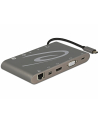 Delock replikator portów USB Typ-C ->MIC,Audio,HDMI,DVI,LAN, 3x USB 3.0) 4K - nr 37