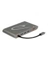 Delock replikator portów USB Typ-C ->MIC,Audio,HDMI,DVI,LAN, 3x USB 3.0) 4K - nr 43