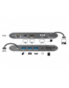 Delock replikator portów USB Typ-C ->MIC,Audio,HDMI,DVI,LAN, 3x USB 3.0) 4K - nr 9