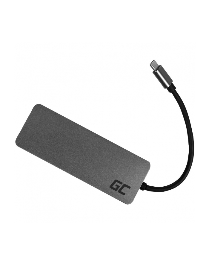 Green Cell USB-C HUB 7in1 | USB 3.0 | 2xUSB 2.0 | HDMI 4K | microSD, SD | DEX główny