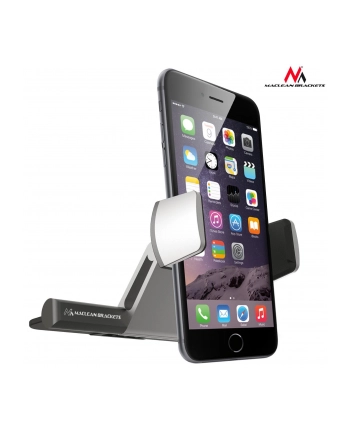 Maclean MC-782 Uchwyt telefonu do montowania w slocie CD aluminium + ABS