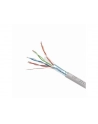 Kabel FTP-ekranowany KAT 5e drut AWG24 305m szary - nr 25