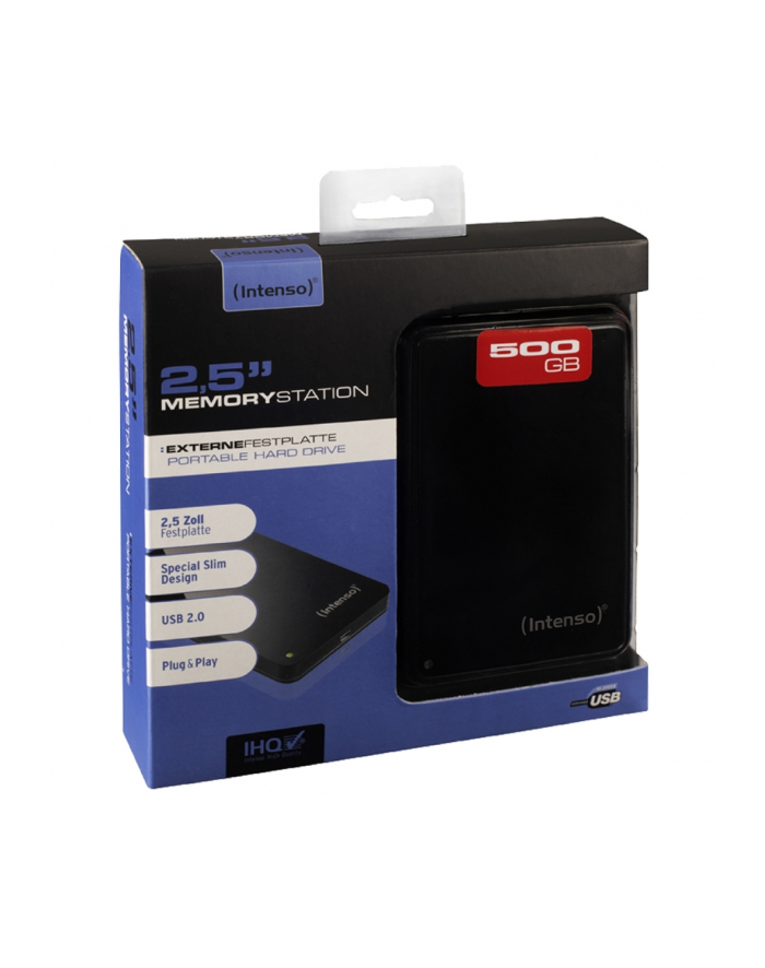 Dysk twardy USB INTENSO 500GB 2,5'' USB HDD zew PianoBlack główny