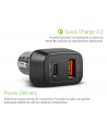 Ladowarka samochodowa Green Cell USB-C Power Delivery + USB Quick Charge 3.0 - nr 2