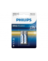 Baterie PHILIPS Ultra Alkaliczna AAA LR03 2 sztuki Blister - nr 1