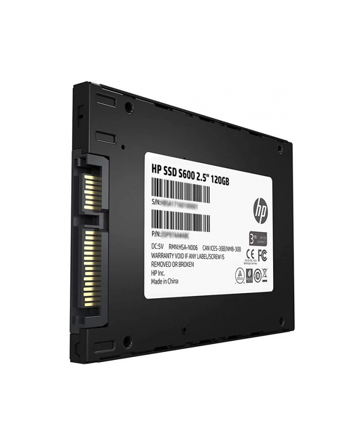 HP Dysk SSD S600 120GB 2.5'' SATA3 6GB/s, 524/496 MB/s główny