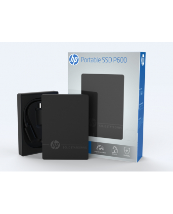 HP Dysk zewnętrzny SSD P600 500GB, 560/490 MB/s, USB Type-C