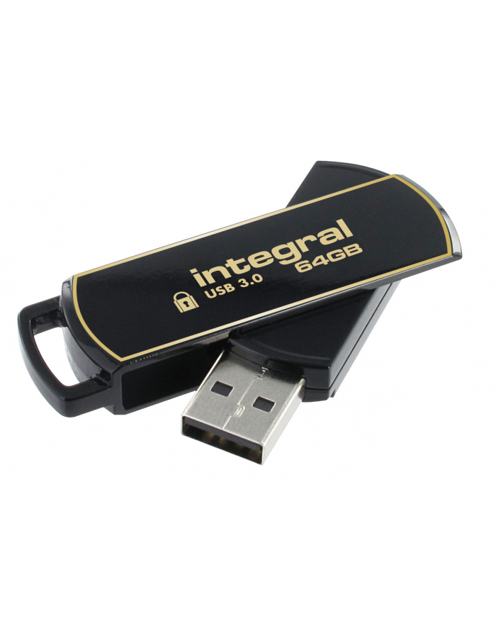 Integral flashdrive 64GB AES-256 bit SecureLock 360 secure USB3.0 główny