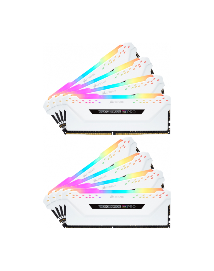Corsair Vengeance RGB PRO 64GB (8 x 8GB) DDR4 3200MHz XMP 2.0 White główny