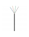 techly pro TechlyPro Kabel skrętka zewnętrzna U/UTP Cat5e 4x2 drut CCA rolka 100m czarny - nr 10