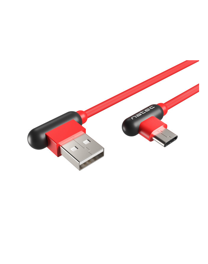 natec Extreme Media kabel USB Typ-C - USB (M), 1m, kątowy, czerwony główny