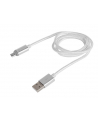 natec Extreme Media kabel microUSB - USB 2.0 (M), 1m, srebrny, LED ładowania - nr 18