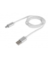natec Extreme Media kabel microUSB - USB 2.0 (M), 1m, srebrny, LED ładowania - nr 3