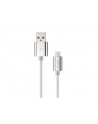 natec Extreme Media kabel microUSB - USB 2.0 (M), 1m, srebrny, nylonowy oplot - nr 9