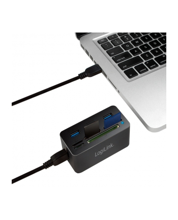 LOGILINK - Hub USB 3.0 z czytnikiem kart All-in-One