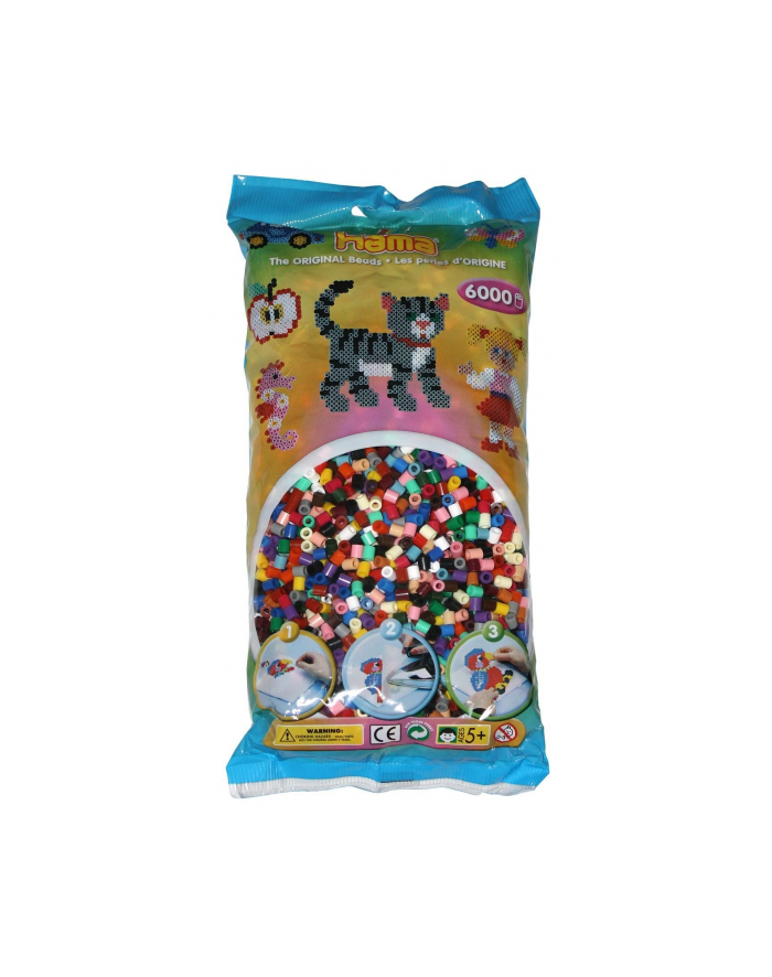 hama bügelperlen Hama 205-67Hama - 205-67 - Bag of 6000 Beads 22 Colours Mix główny