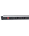 intellinet network solutions Intellinet Listwa zasilająca rack 19'' 1U  110V - 250V/10A 8 gniazd C13 kabel 2m - nr 3