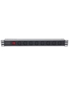 intellinet network solutions Intellinet Listwa zasilająca rack 19'' 1U  110V - 250V/10A 8 gniazd C13 kabel 2m - nr 4