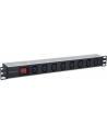 intellinet network solutions Intellinet Listwa zasilająca rack 19'' 1U  110V - 250V/10A 8 gniazd C13 kabel 2m - nr 26