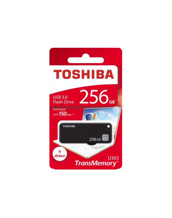 Toshiba Pamieć USB U365 256GB USB 3.0 Czarna główny