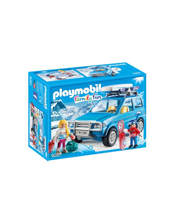 playmobil PLA 9281 Auto z boxem dachowym główny