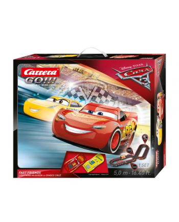 carrera toys Tor GO!!! - Cars Auta 3 Fast Friends 62419 Carrera