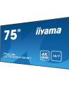 iiyama Monitor 75 LE7540UHS-B1 4K,OPS,18/7,LAN,IPS - nr 27