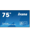 iiyama Monitor 75 LE7540UHS-B1 4K,OPS,18/7,LAN,IPS - nr 38