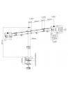 newstar Uchwyt biurkowy na dwa monitory 10-32 FPMA-D550DBLACK - nr 71