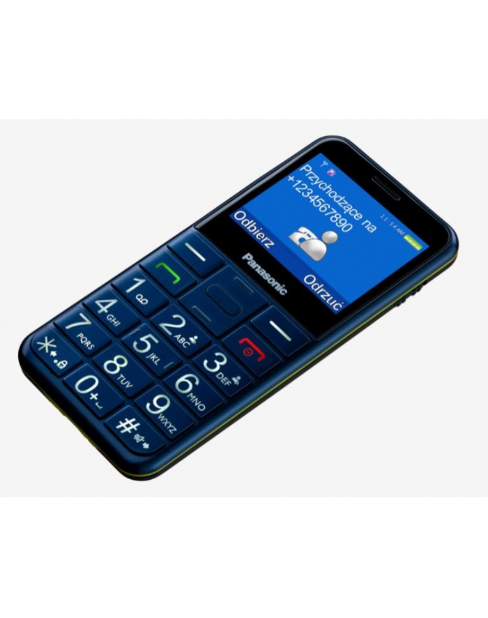 panasonic Telefon dla seniora KX-TU150 niebieski główny