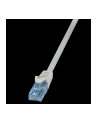 LOGILINK Patch cord U/UTP;cat.6A; wtyk RJ45-cat.6; EconLine; dł.1m;szary - nr 1