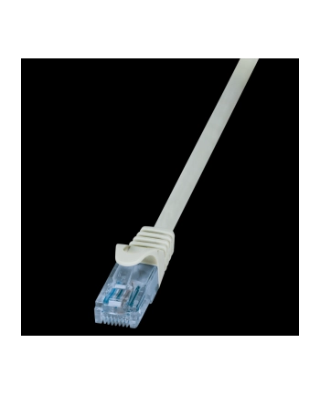 LOGILINK Patch cord U/UTP;cat.6A; wtyk RJ45-cat.6; EconLine; dł.1m;szary