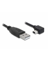 Delock kabel kątowy USB 2.0 AM -> USB mini-BM 90'' 5m black - nr 12