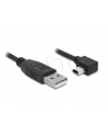 Delock kabel kątowy USB 2.0 AM -> USB mini-BM 90'' 5m black - nr 2