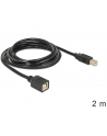 Delock Kabel Przedłużacz USB 2.0 (BM) - USB 2.0 (BF) 2m - nr 1