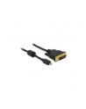 Delock Przewód HDMI z męskim wtykiem Micro-D > DVI 24+1 wtyk męski, 2m - nr 13