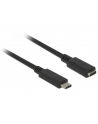 Delock przedłużacz USB Typ-C AM-AF;  0,2m, czarny - nr 4