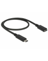 Delock przedłużacz USB Typ-C AM-AF;  0,2m, czarny - nr 8