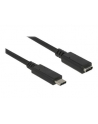 Delock przedłużacz USB Typ-C AM-AF;  1,0m, czarny - nr 18