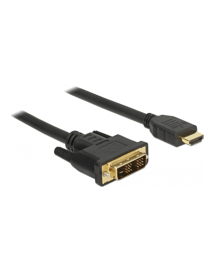 Delock kabel DVI(M) - HDMI(M) 5,0m, czarny główny
