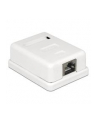 Delock gniazdo natynkowe podwójne 1x RJ45 kat. 6; LSA - nr 24