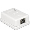 Delock gniazdo natynkowe podwójne 1x RJ45 kat. 6; LSA - nr 32