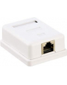 Delock gniazdo natynkowe podwójne 1x RJ45 kat. 6; LSA - nr 34