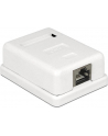 Delock gniazdo natynkowe podwójne 1x RJ45 kat. 6; LSA - nr 36