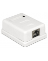 Delock gniazdo natynkowe podwójne 1x RJ45 kat. 6; LSA - nr 5