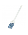 LOGILINK Patch cord U/UTP;cat.6A; wtyk RJ45-cat.6; EconLine; dł.0,5m;biały - nr 2